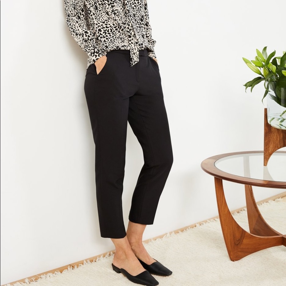 Banana Republic RYAN Strait Leg Pant - Black